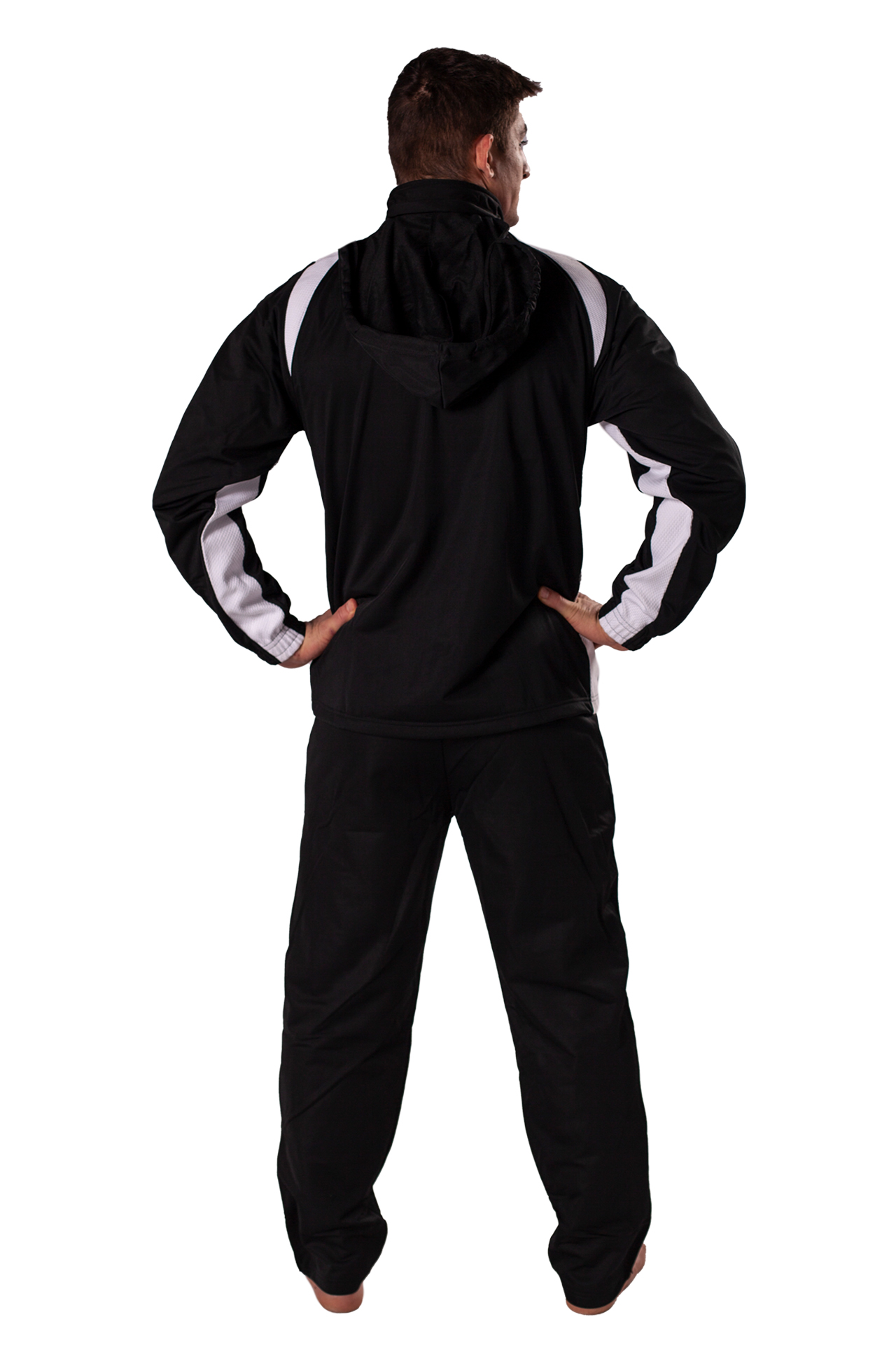 DANRHO Trainingsanzug Klassik schwarz/weiß