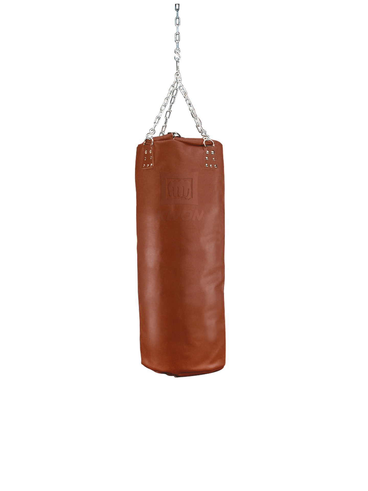 Boxsack Leder braun 100 cm ungefüllt